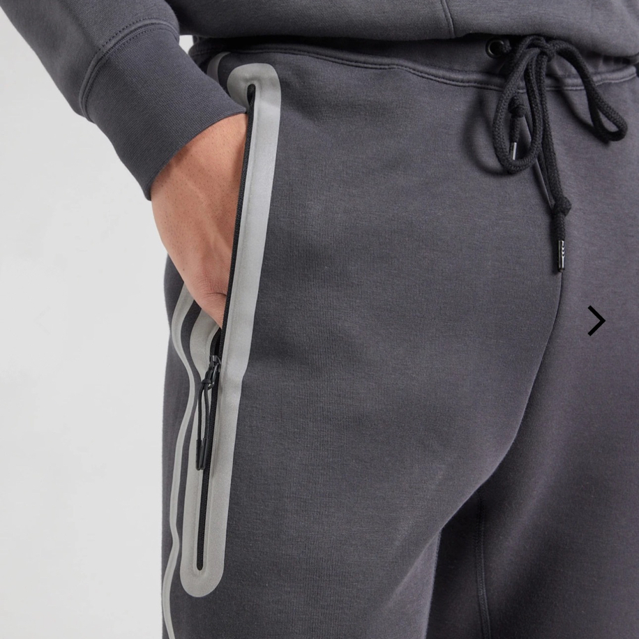 Nike Tech Fleece Reflective Essentials+ Jogger - Anthracite/Safety/Orange