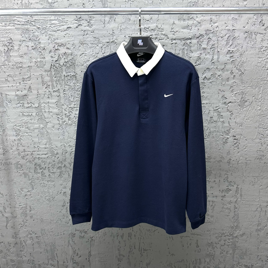 Nike Sportswear Rugby Top Solo Swoosh Shirt [DQ5221-410]