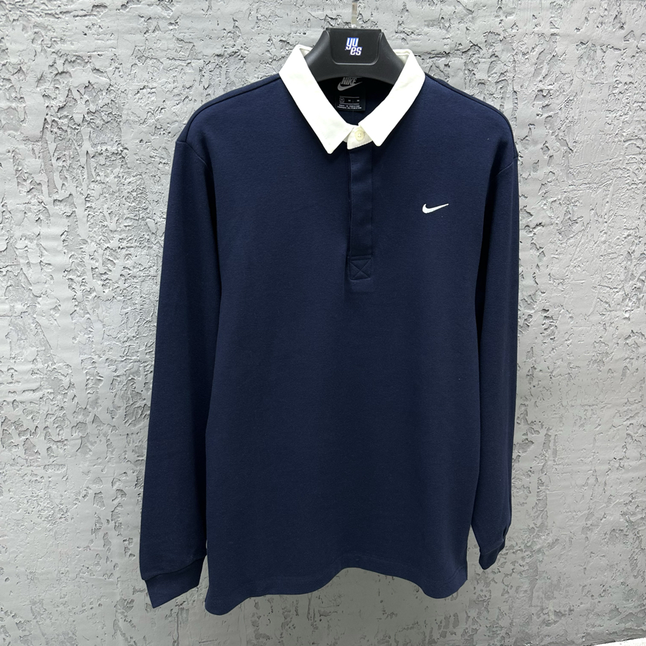 Nike Sportswear Rugby Top Solo Swoosh Shirt [DQ5221-410]