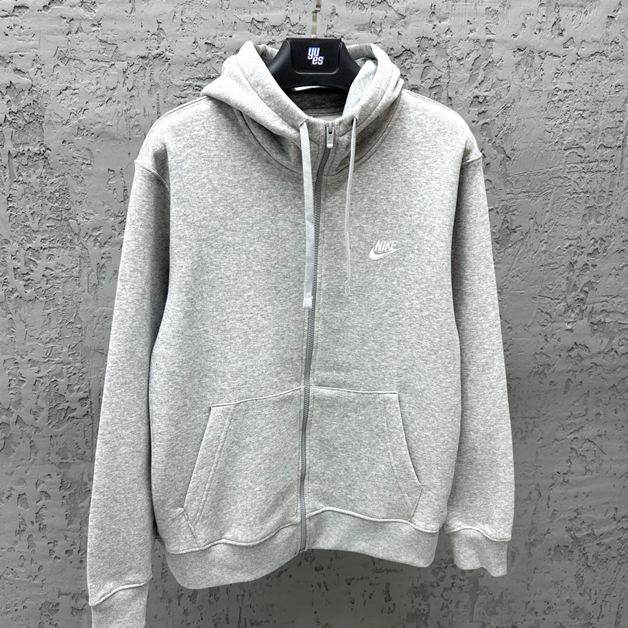 Nike Sportswear Club Full-Zip Hoodie Sweatshirt [BV2648-063]