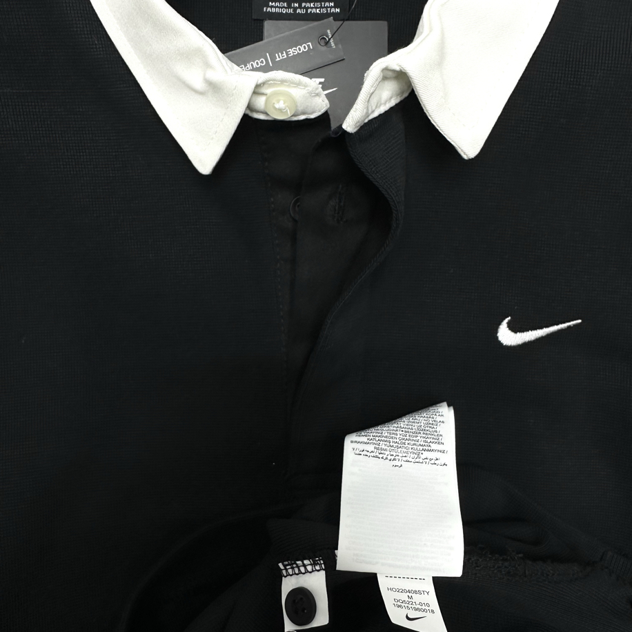 Nike Sportswear Rugby Top Solo Swoosh Shirt [DQ5221-010]