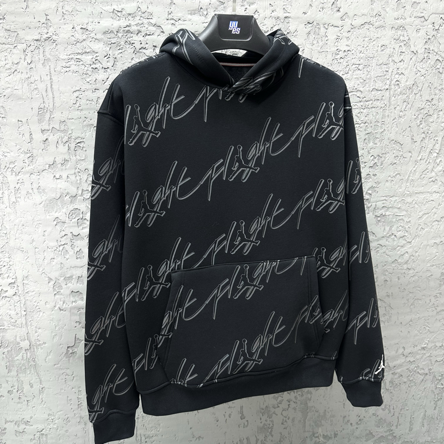 Jordan M J Fleece Pullover Hoodie [FB7318-010]