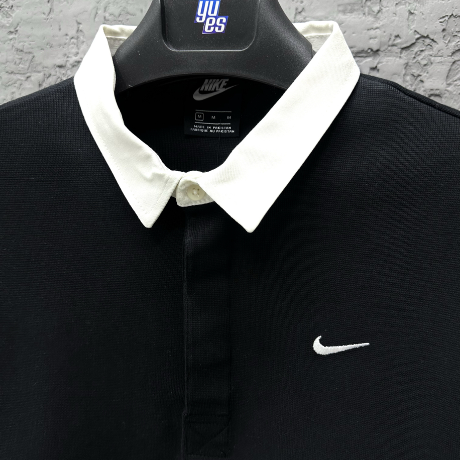 Nike Sportswear Rugby Top Solo Swoosh Shirt [DQ5221-010]