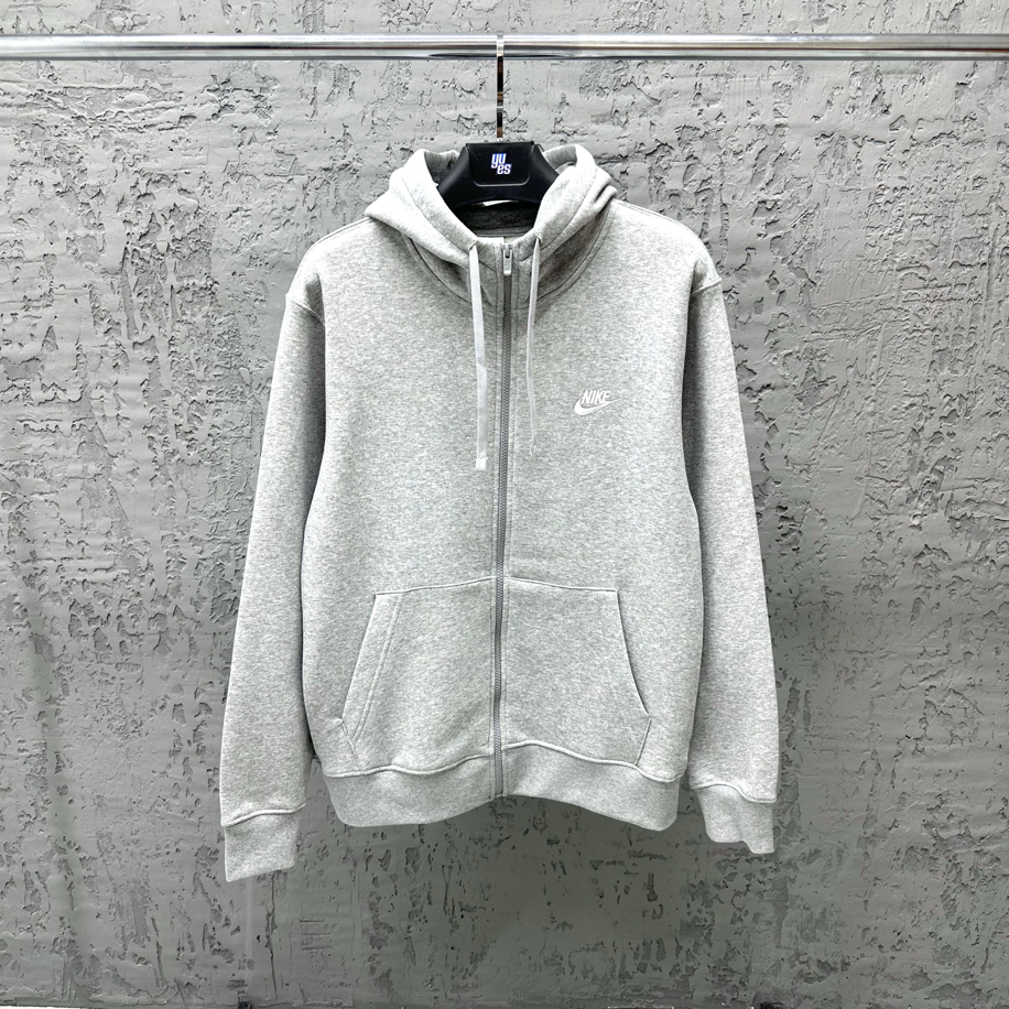 Nike Sportswear Club Full-Zip Hoodie Sweatshirt [BV2648-063]