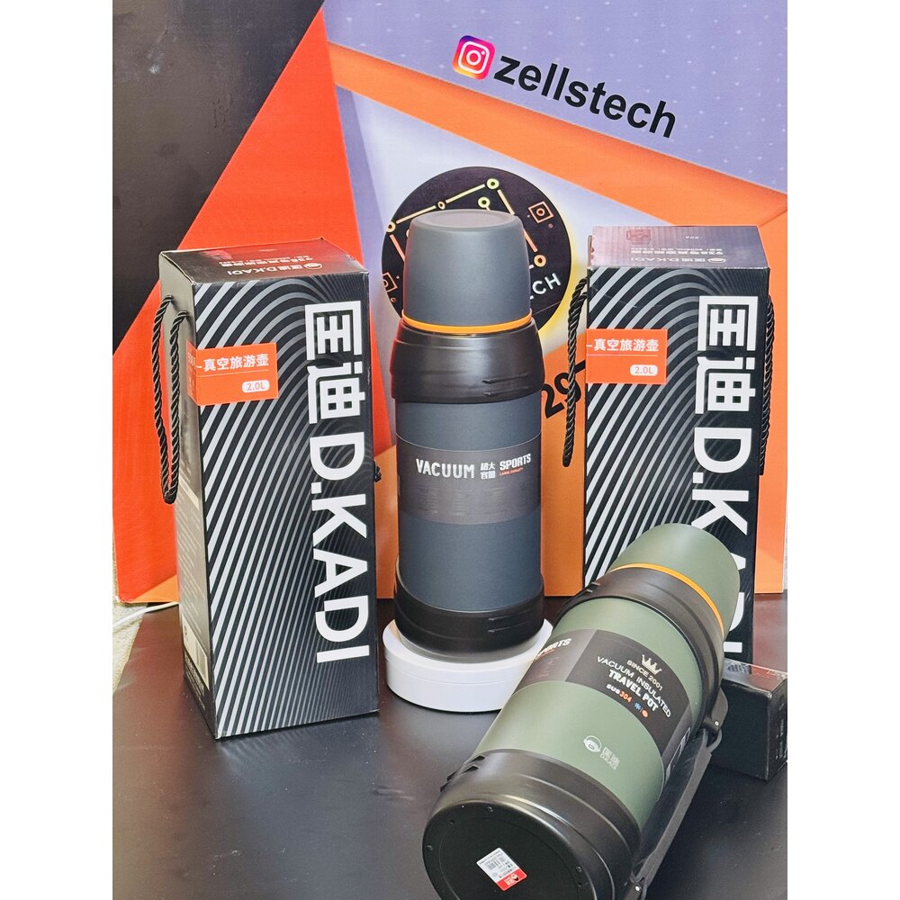 Travel Pot 2 Litre Dağcı Kamp Termos | ZELLTECH ⚡ Akıllı Teknoloji