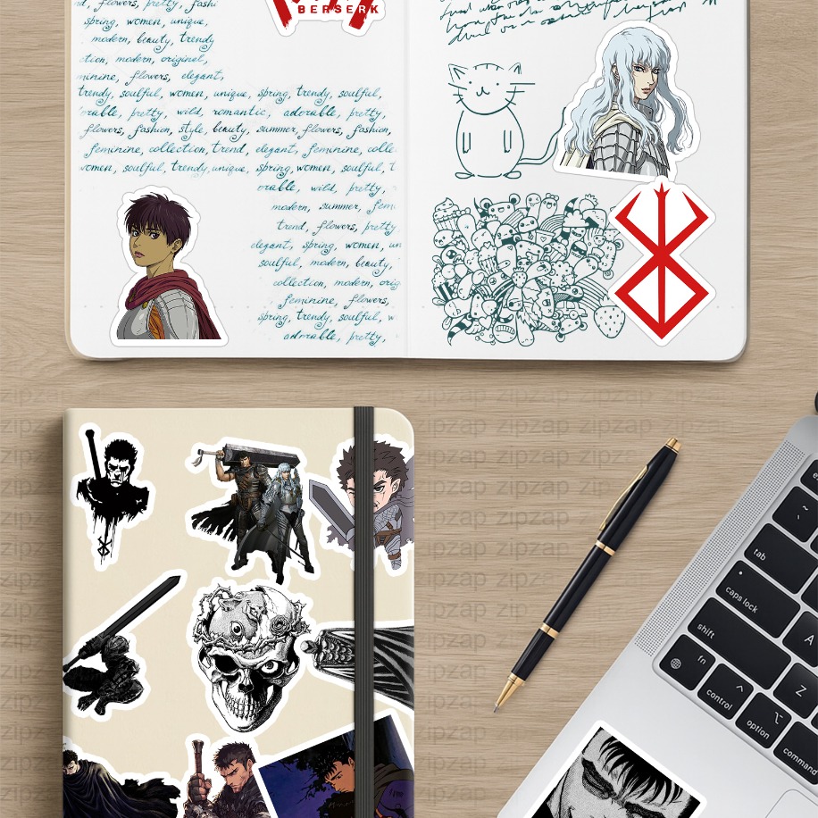  Berserk  Anime Sticker Paketi (22 Sticker)