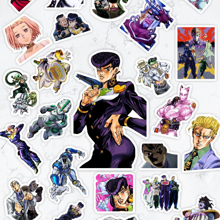  JoJo no Kimyou na Bouken part 4 Anime Sticker Paketi (25 Sticker)
