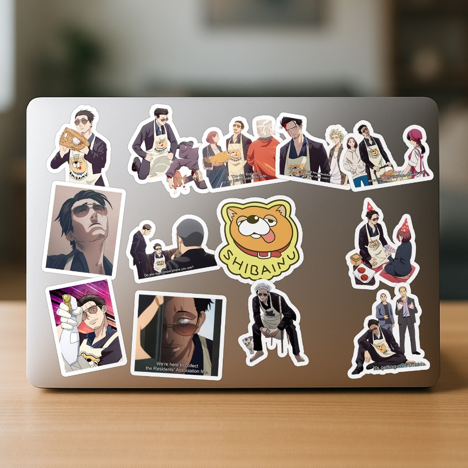 Gokushufudou (The Way of the Househusband) Anime Sticker Paketi (22 Sticker)