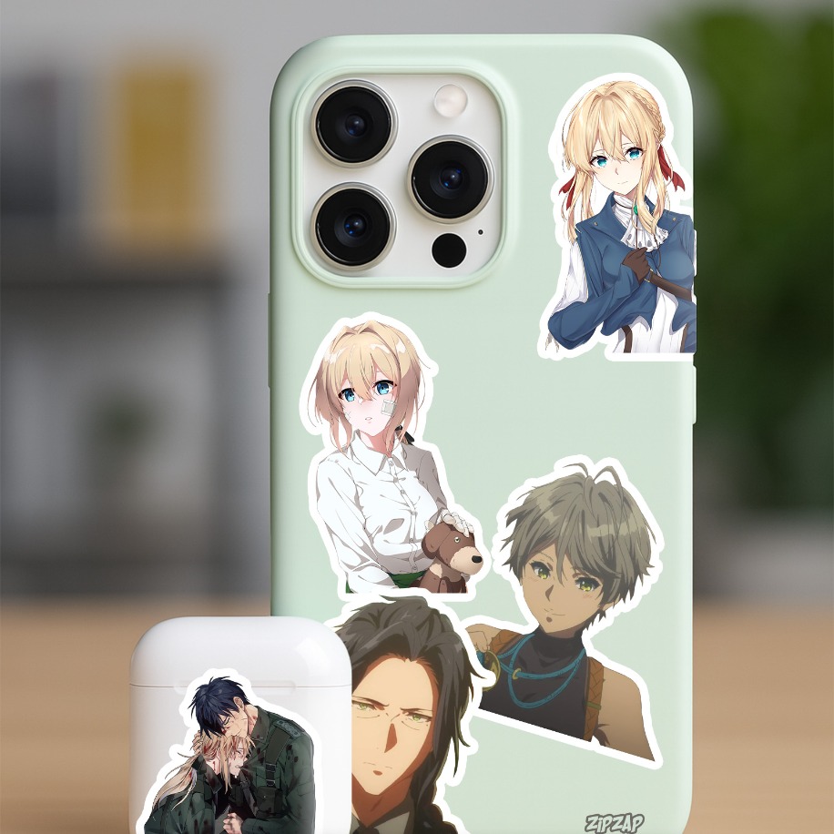 Violet Evergarden Anime Sticker Paketi (20 Sticker)