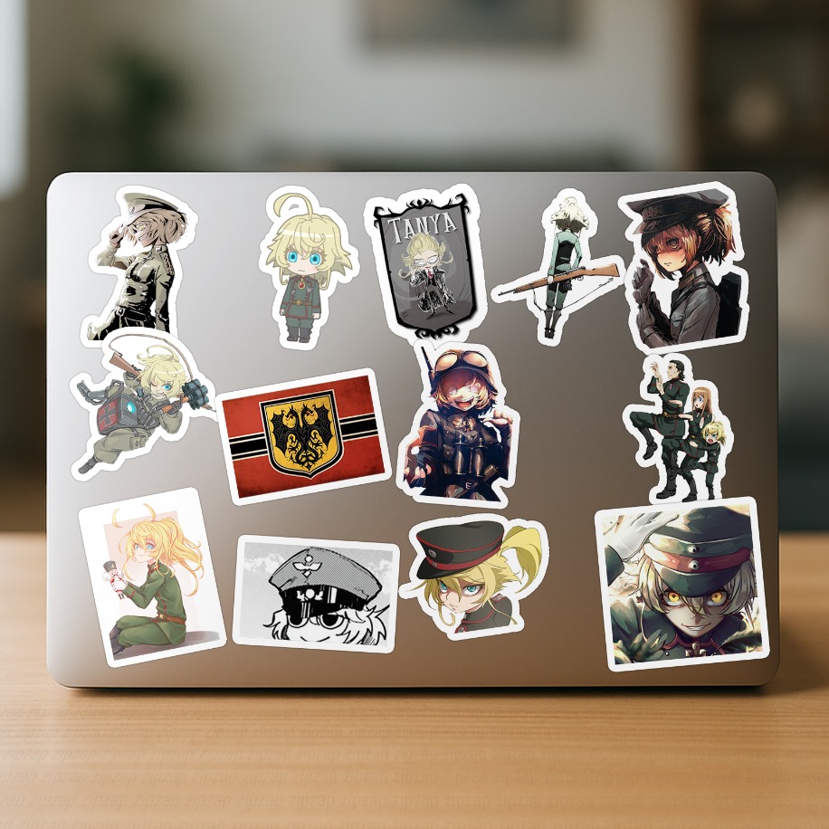  Youjo Senki Anime Sticker Paketi (20 Sticker)