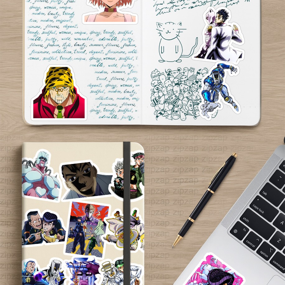  JoJo no Kimyou na Bouken part 4 Anime Sticker Paketi (25 Sticker)