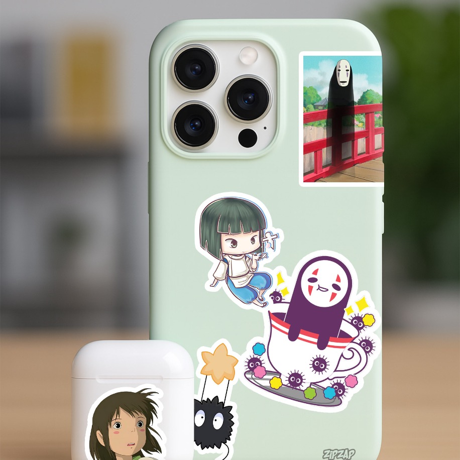  Spirited Away Ghibli Anime Sticker Paketi (24 Sticker)