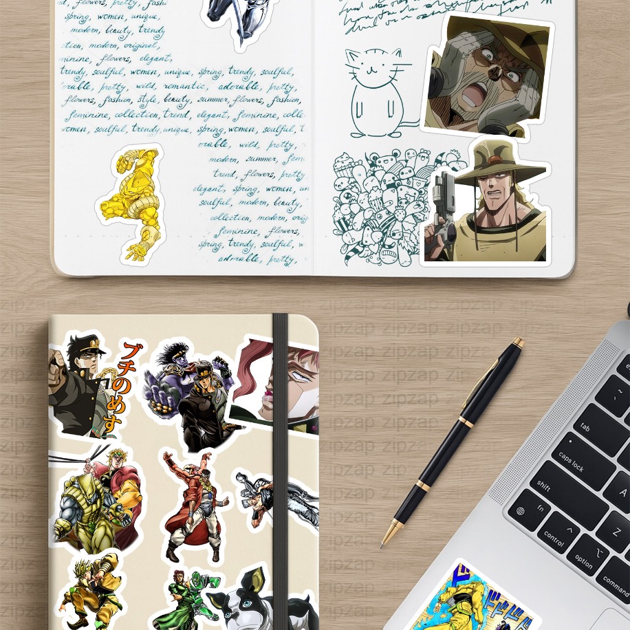 JoJo no Kimyou na Bouken part 3 Anime Sticker Paketi (25 Sticker)