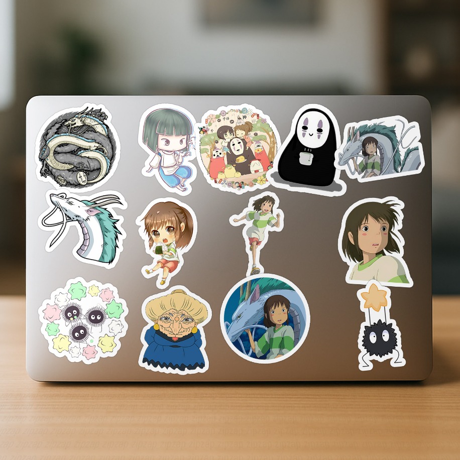  Spirited Away Ghibli Anime Sticker Paketi (24 Sticker)