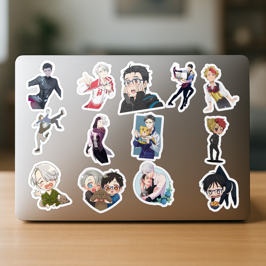 Yuri on Ice Anime Sticker Paketi (20 Sticker)