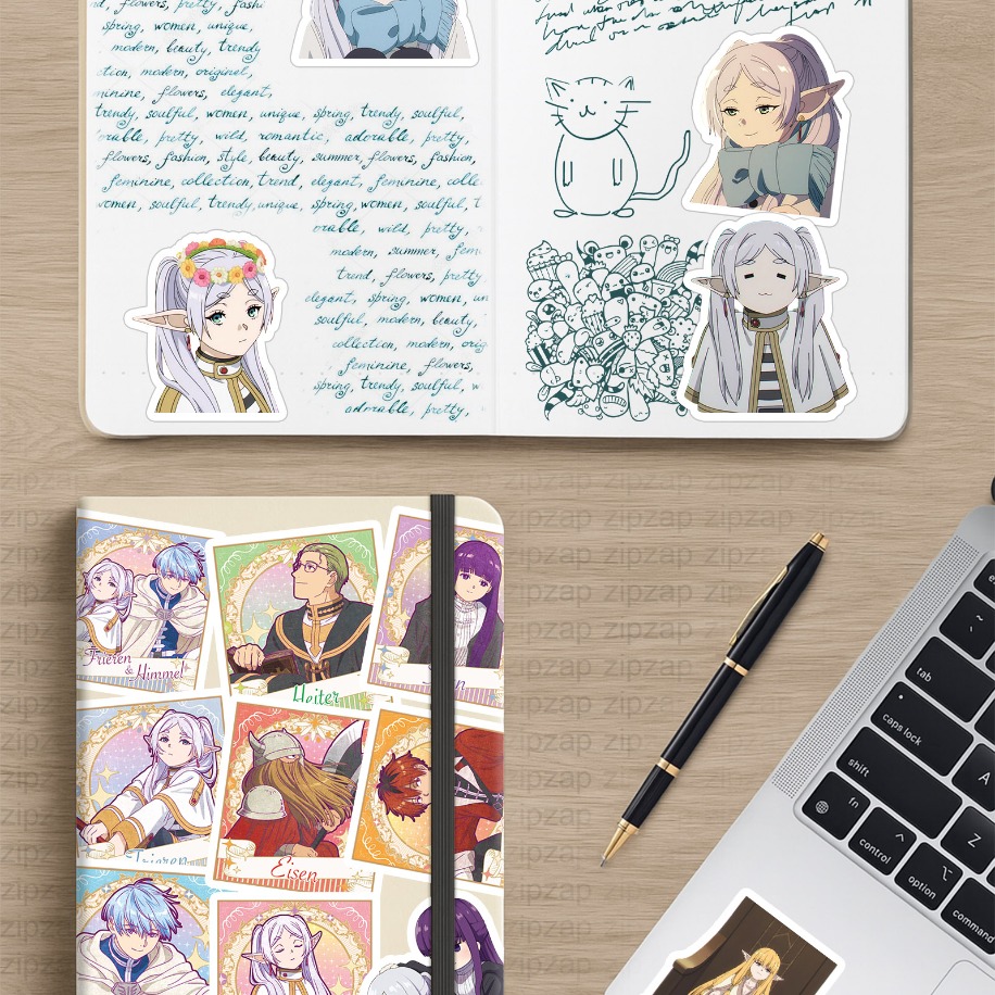  Sousou no Frieren Anime Sticker Paketi (25 Sticker)