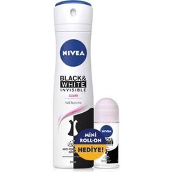 Nivea Black & White Deodorant ve Roll-On Kampanyalı Paket