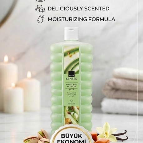 Avon Senses ANTEP FISTIGI Köpüklü Banyo 500ML