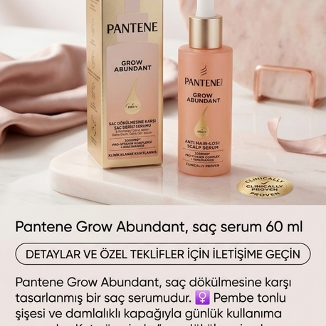 Pantene Grow Abundant, saç serum 60 ml