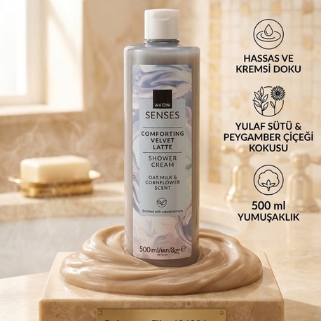 AVON YULAF SÜTLÜ KREMSİ DUŞ JELİ 500 ML.