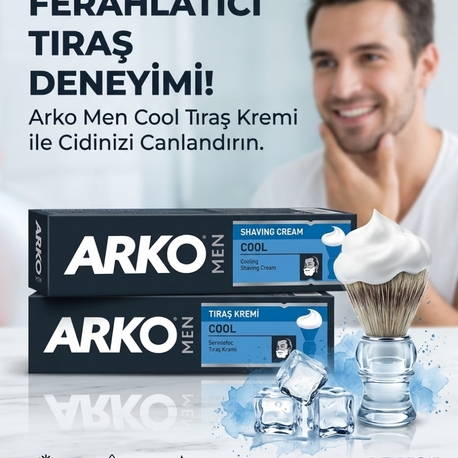 ARKO COOL 90 GR TRAŞ KREMİ 2 ADET