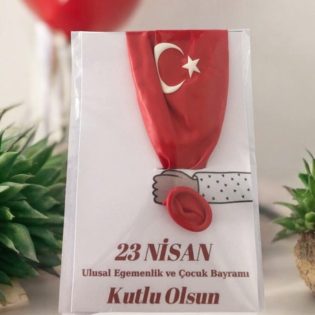Balonlu el kartları 