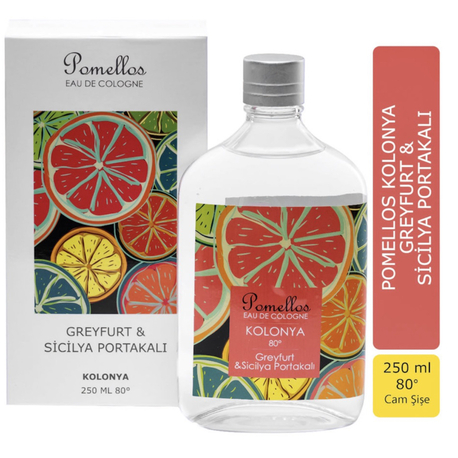 Pomellos kolonya Greyfurt & Sicilya Portakalı