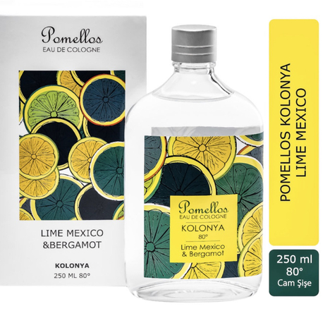 Pomellos kolonya Lime Mexico & Bergamot