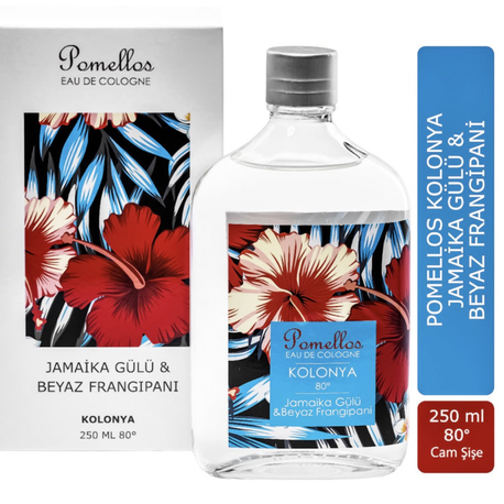 Pomellos kolonya Jamaika Gülü & Beyaz Frangipani