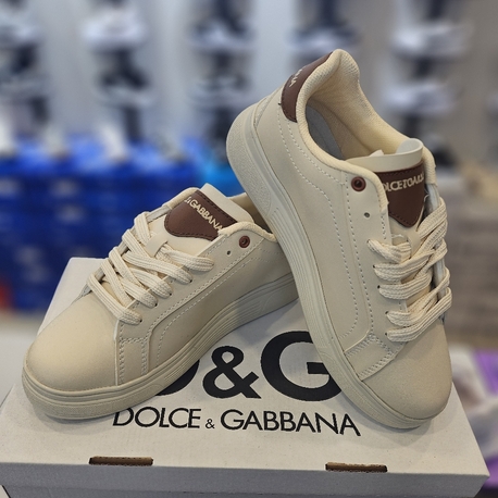 D&G Krem Kahve Spor Ayakkabı 20284