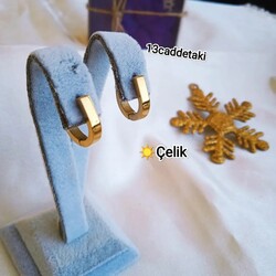 ÇELİK KÜÇÜK BOY NAL MODEL KÜPE 