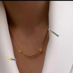 ÇELİK YILDIZ MODEL KOLYE