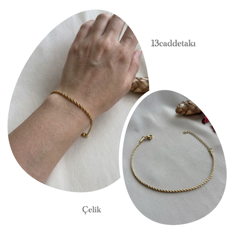 ÇELİK İNCE BURGU MODEL BİLEKLİK