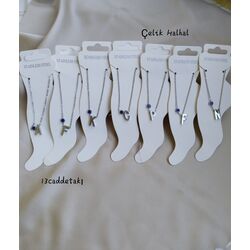 ÇELİK NAZARLI SİLVER HARF MODEL HALHAL