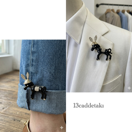 SEVİMLİ SIPA MODEL BROŞ