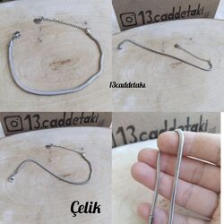 ÇELİK İNCE İTALYN ZİNCİR BİLEKLİK