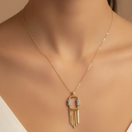 VİP PİREMİUM SERİ SARKIT MODEL KOLYE