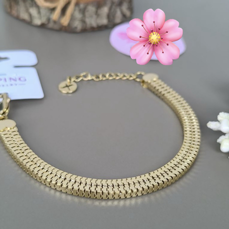 XUPİNG 14K KALIN BALIK SIRTI MODEL BİLEKLİK