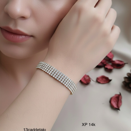ÇELİK XP 14 K SU YOLU MODEL KALIN BİLEKLİK