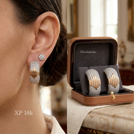 XUPİNG 18K YALDIZLI MODEL KÜPE