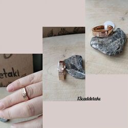 ÇELİK ZİRKON TAŞLI ROSE RENK YÜZÜK