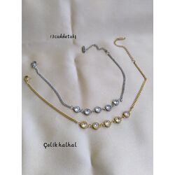 ÇELİK SIRALI TAŞLI MODEL HALHAL