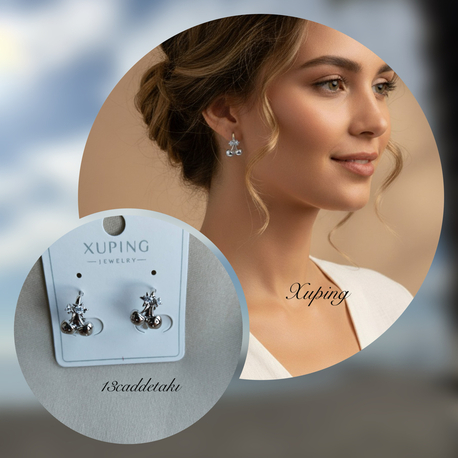 ÇELİK XUPİNG TAŞLI KİRAZ MODEL KÜPE