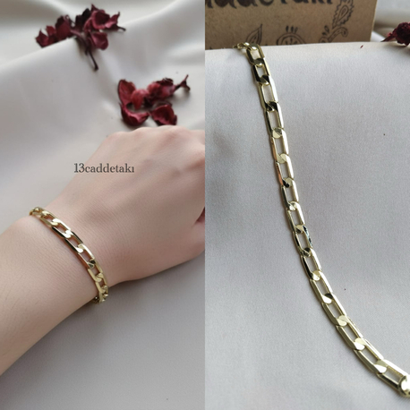 VİP SERİ 14K GEÇMELİ HALKA MODEL BİLEKLİK