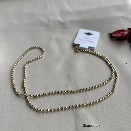 XUPİNG 14K MİNİK TOPLU MODEL KOLYE