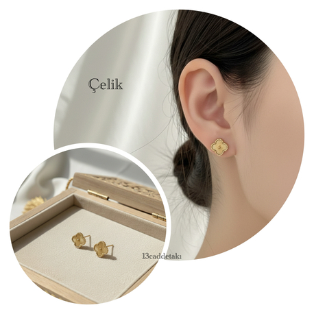 ÇELİK KÜÇÜK YONCA MODEL KÜPE