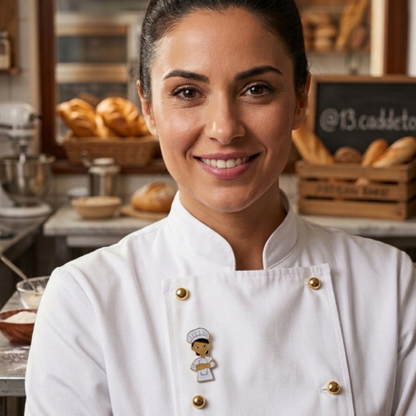 BAYAN AŞÇI CHEF MODEL BROŞ