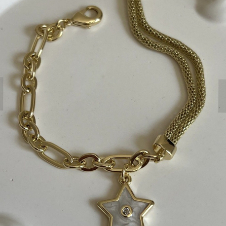 VİP SERİ 14K YILDIZLI BİLEKLİK