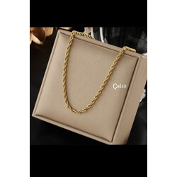 ÇELİK BURGU MODEL KOLYE 45+5 cm
