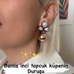 VİP ÖZEL SERİ İNCİLİ MODEL KÜPE